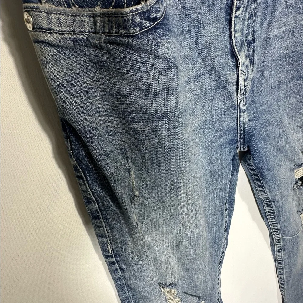 Y2k Vintage True Religion Straight Leg Ricky Relaxed Fit Distressed Jeans